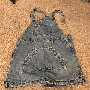 Cool and comfortable denim overall skort!